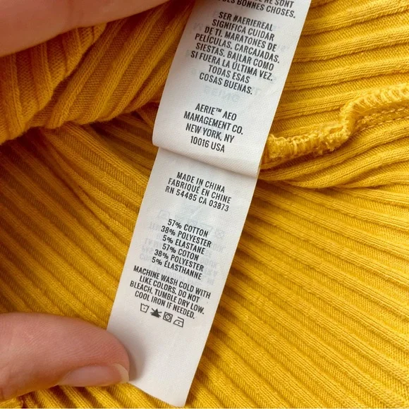 NWOT Aerie Rebel Cropped Ribbed Tank Top - Picture 10 of 10